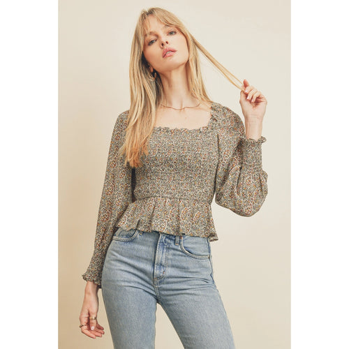 Secret Garden Smock Neck Top